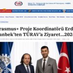 Siteler TV-Erasmus+ Proje Koordinatörü Erdal Canbek’ten TÜRAV’a Ziyaret Haberimiz