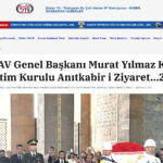 Siteler TV-TÜRAV Genel Başkanı Murat Yılmaz Kurt ve Yönetim Kurulu Anıtkabir i Ziyaret Haberimiz.