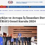 Siteler TV - Türkiye ve Avrupa İş İnsanları Derneği (TÜRAV) Genel Kurulu Haberimiz